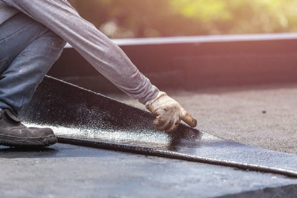 Professional Waterproofing technician working in Edison, NJ